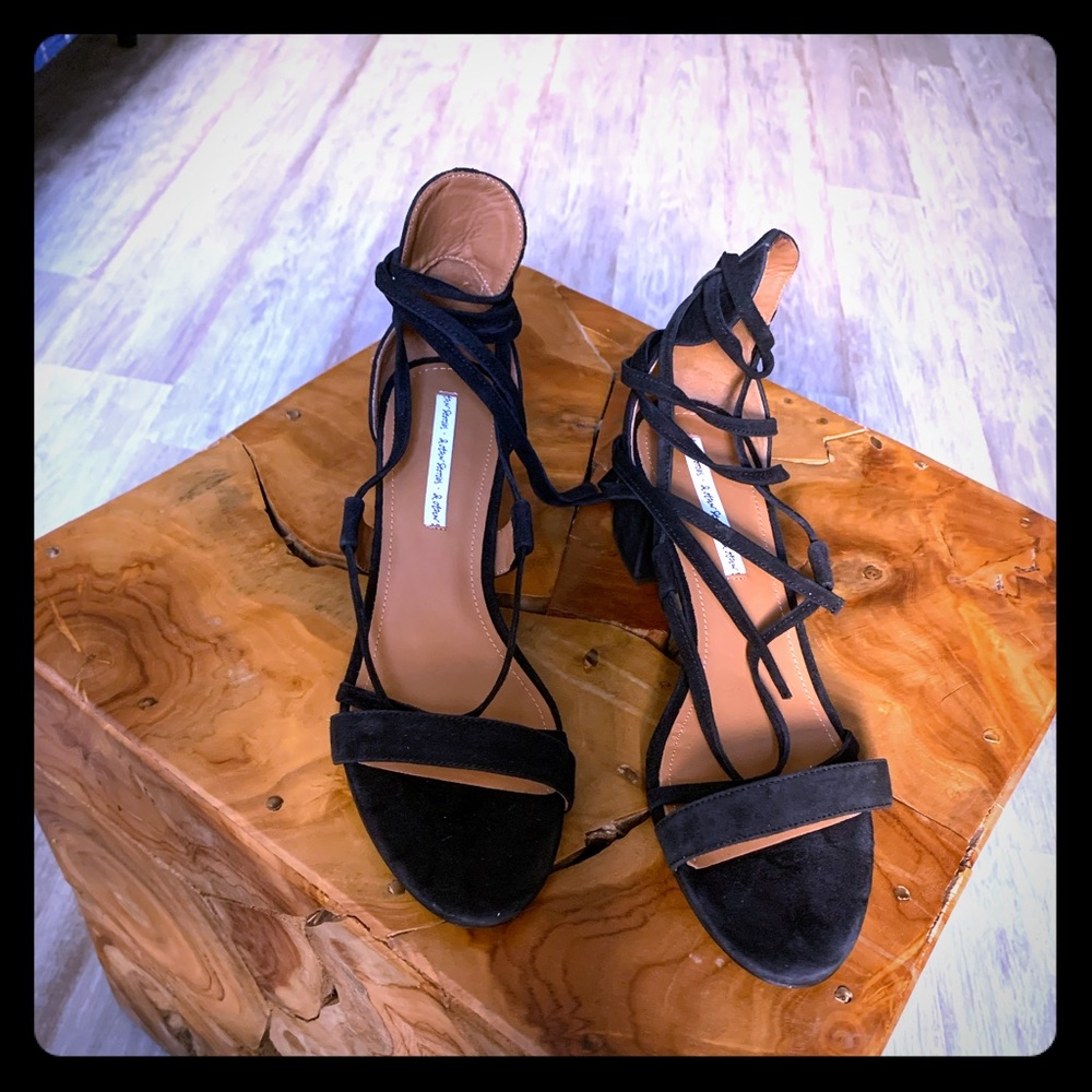 & other stories block heel sandals